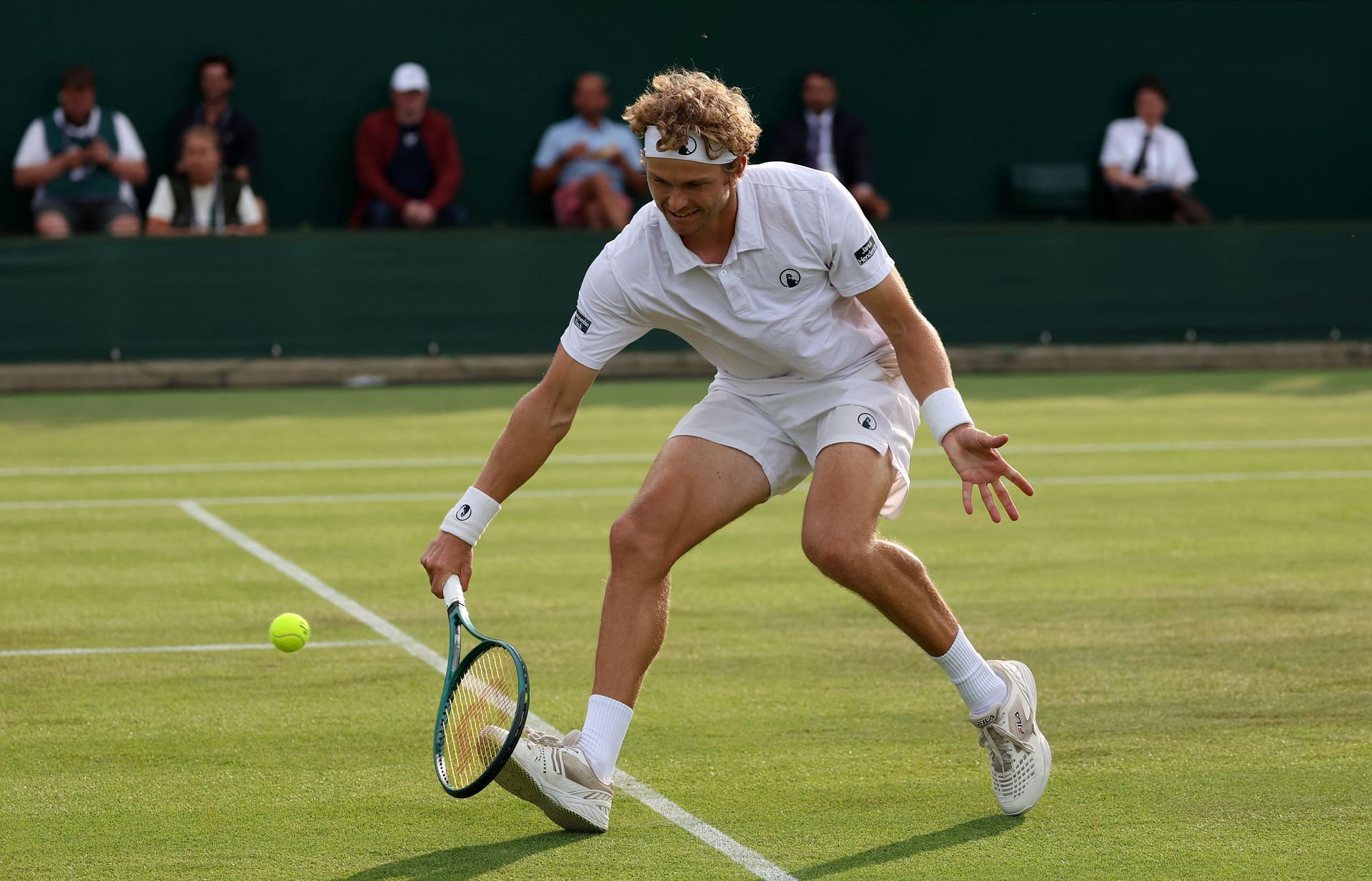 August Holmgren continued his big run at Wimbledon. (Source: Getty)